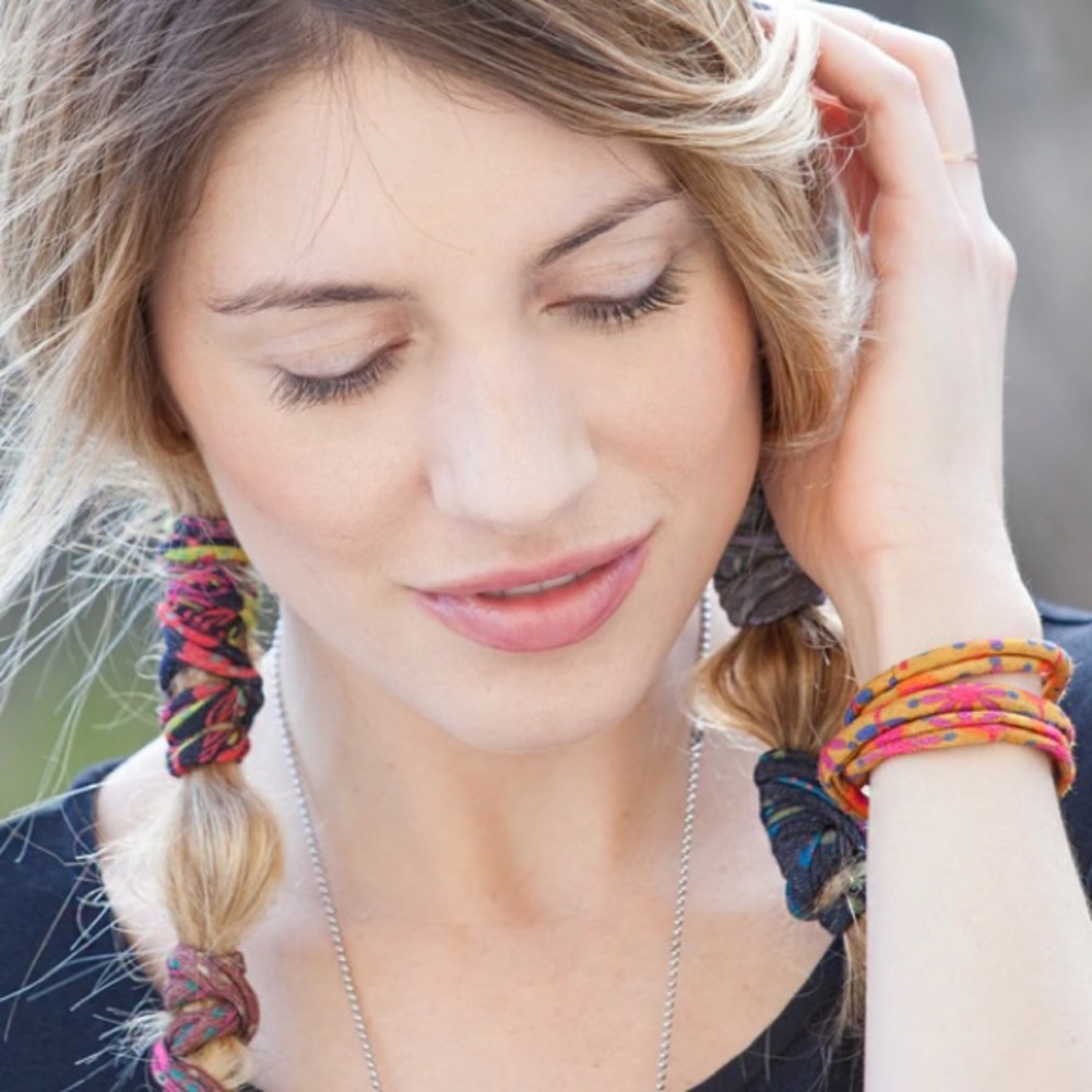 NEW boho band set  (hair ties) - Picture 5 of 7
